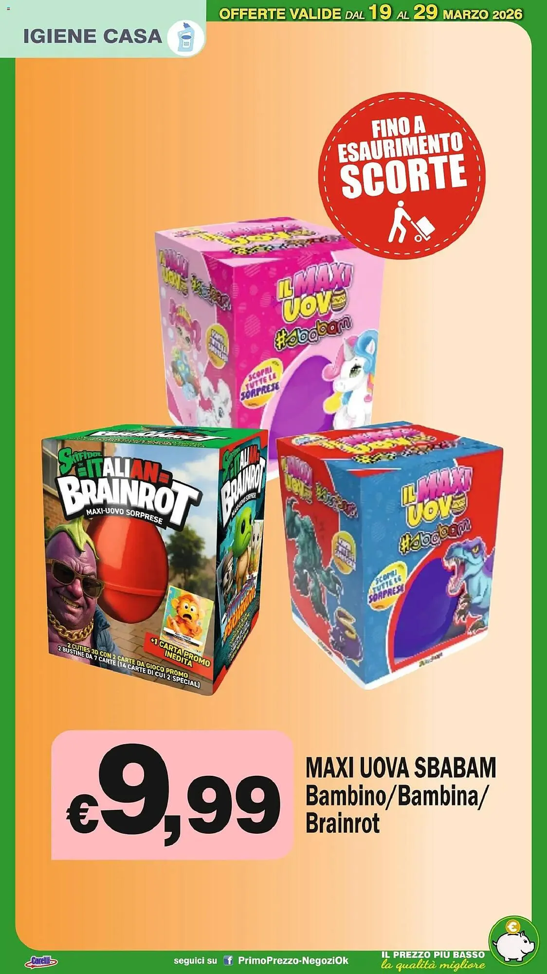 Volantino Primo Prezzo da 19 marzo a 29 marzo di 2026 - Pagina del volantino 31