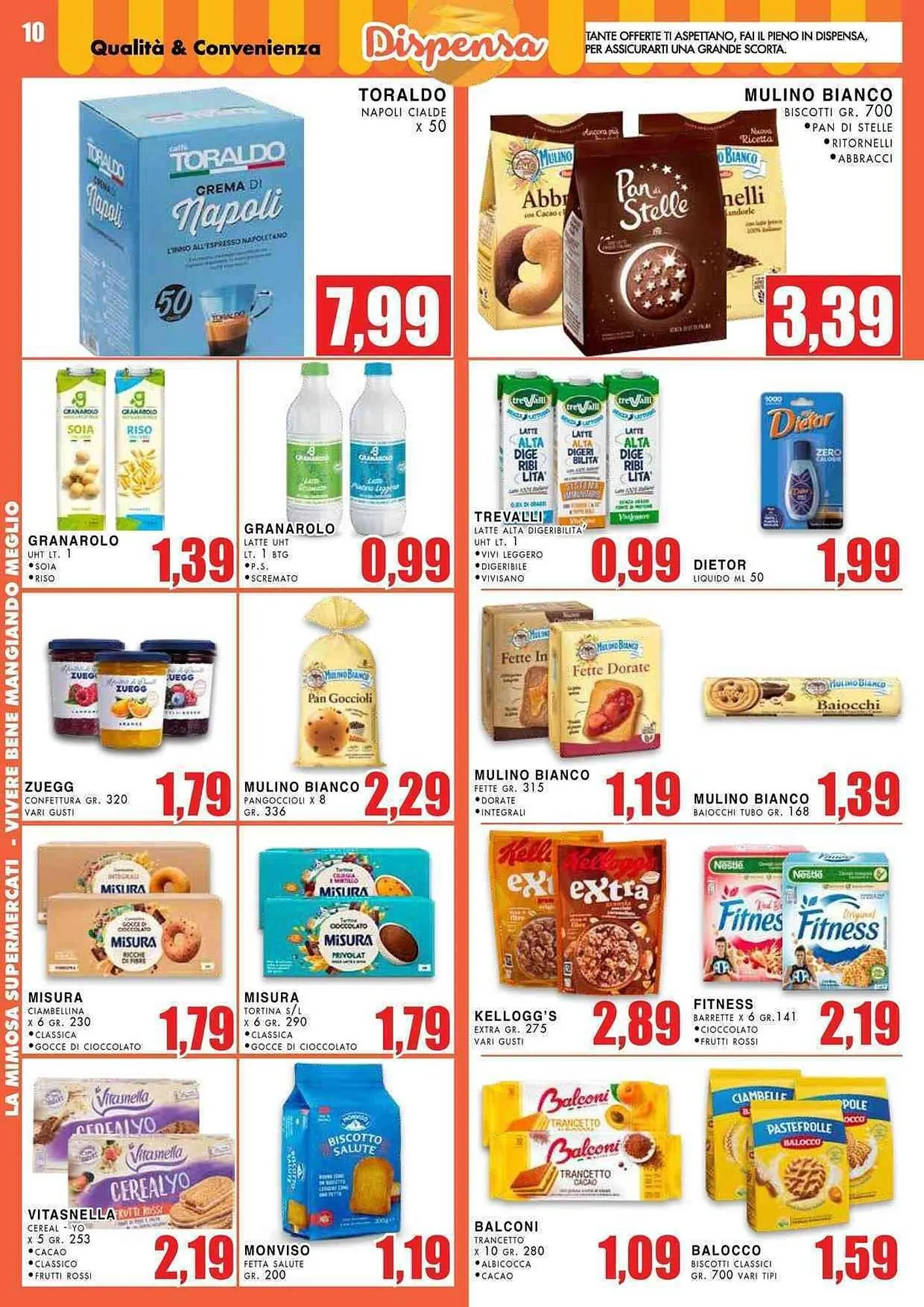 Volantino La Mimosa Supermercati da 28 luglio a 10 agosto di 2025 - Pagina del volantino 10