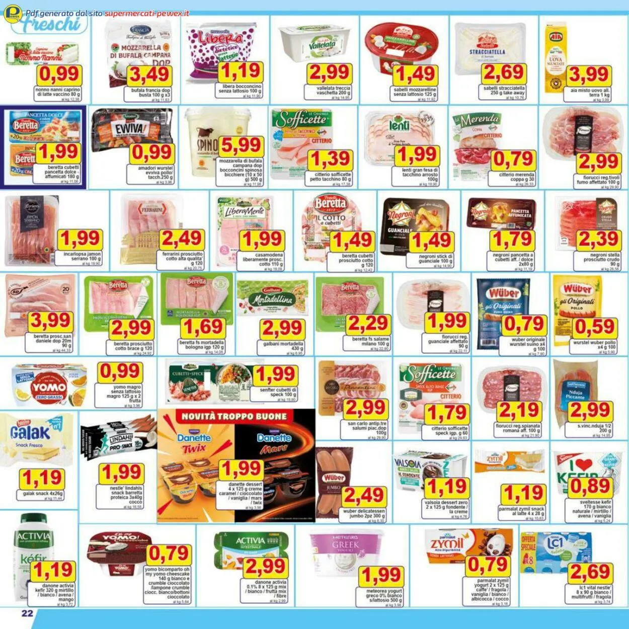 Pewex Volantino attuale da 12 gennaio a 26 gennaio di 2026 - Pagina del volantino 22