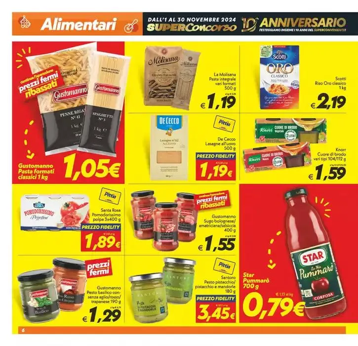 Anniversario festeggiamo insieme da 26 novembre a 5 dicembre di 2024 - Pagina del volantino 6