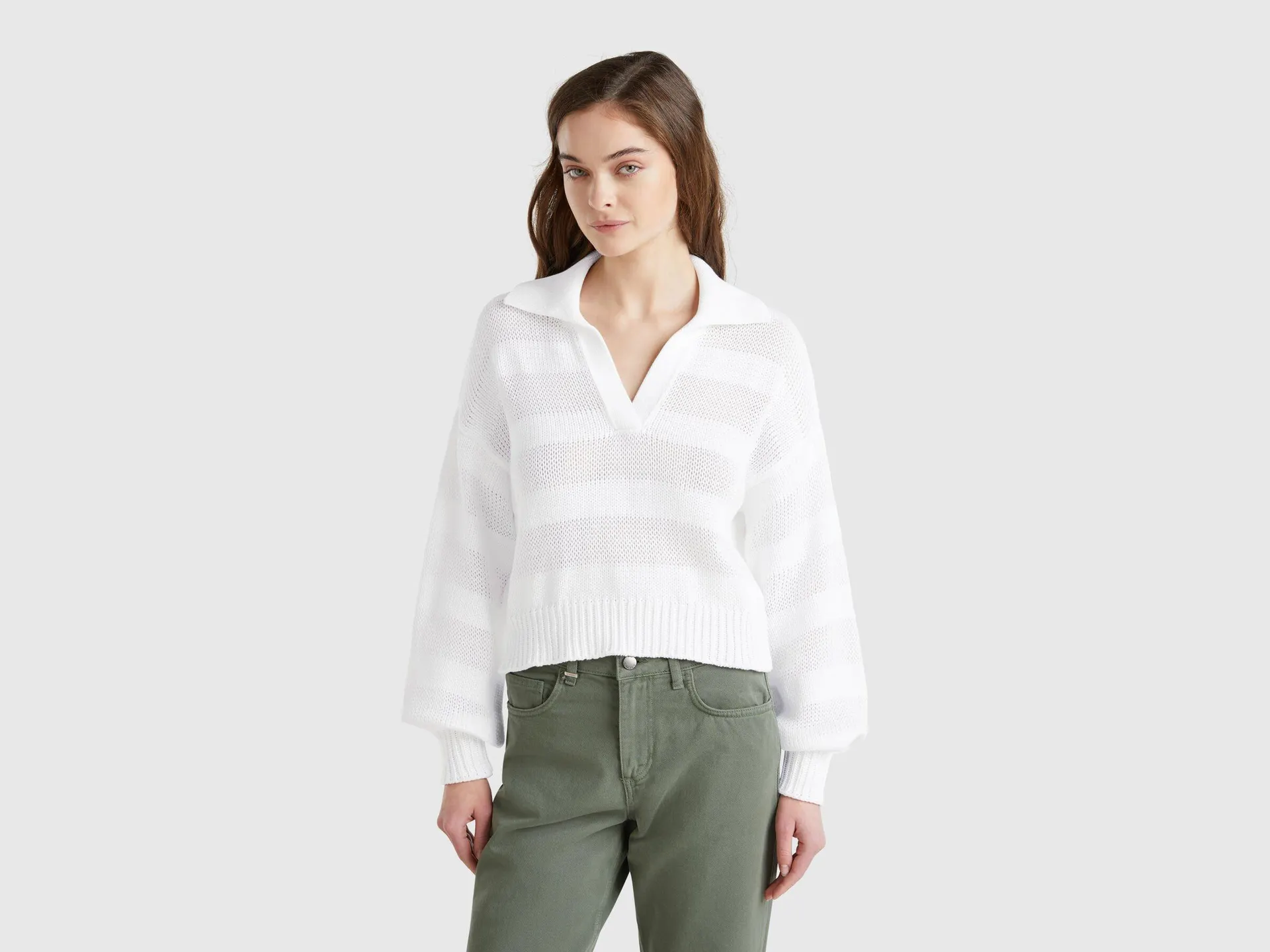 Maglioncino a polo 100% cotone