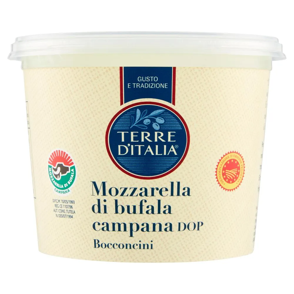 Terre d'Italia Mozzarella di bufala campana DOP Bocconcini 250 g