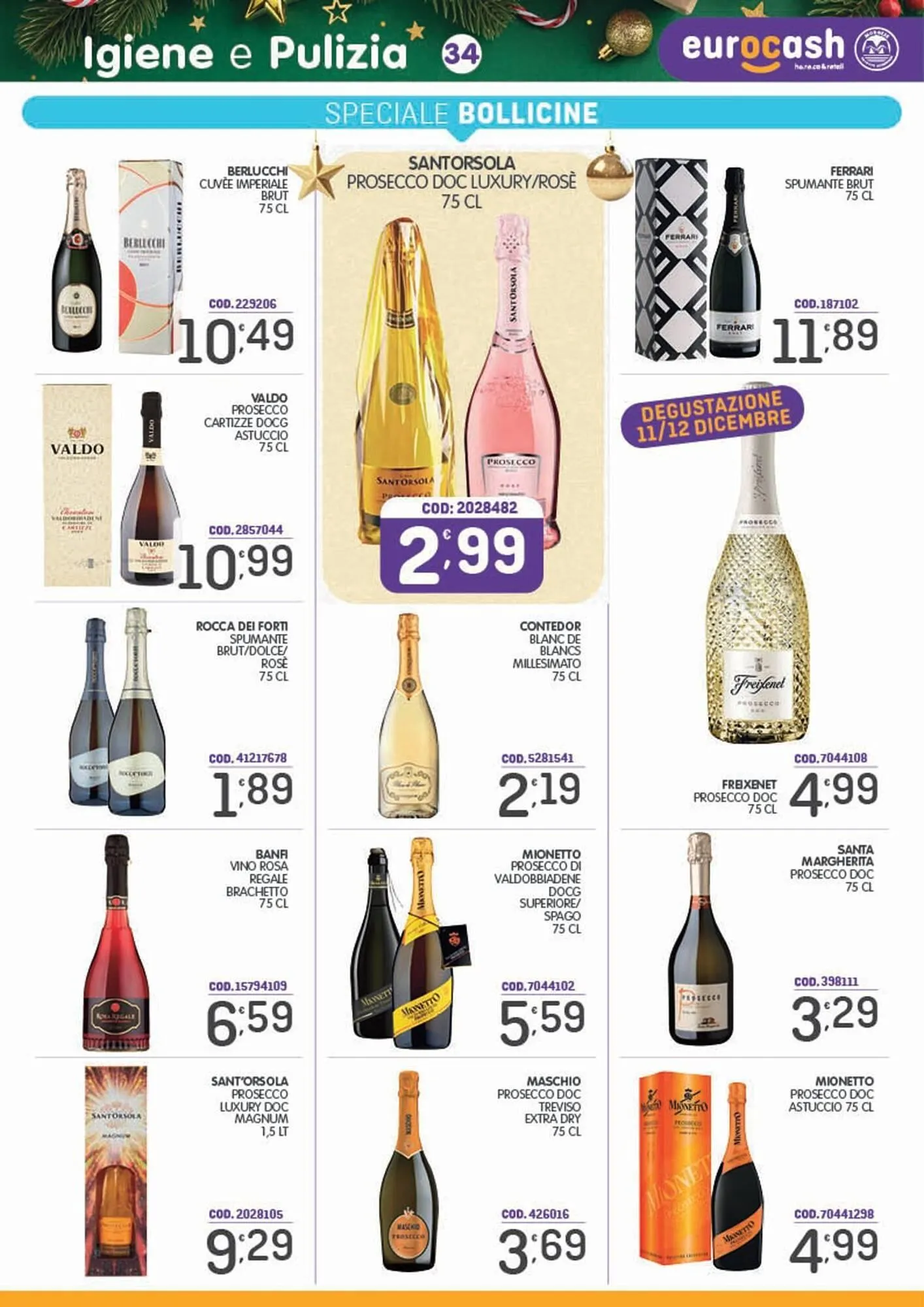 Volantino Eurocash da 8 dicembre a 24 dicembre di 2025 - Pagina del volantino 34