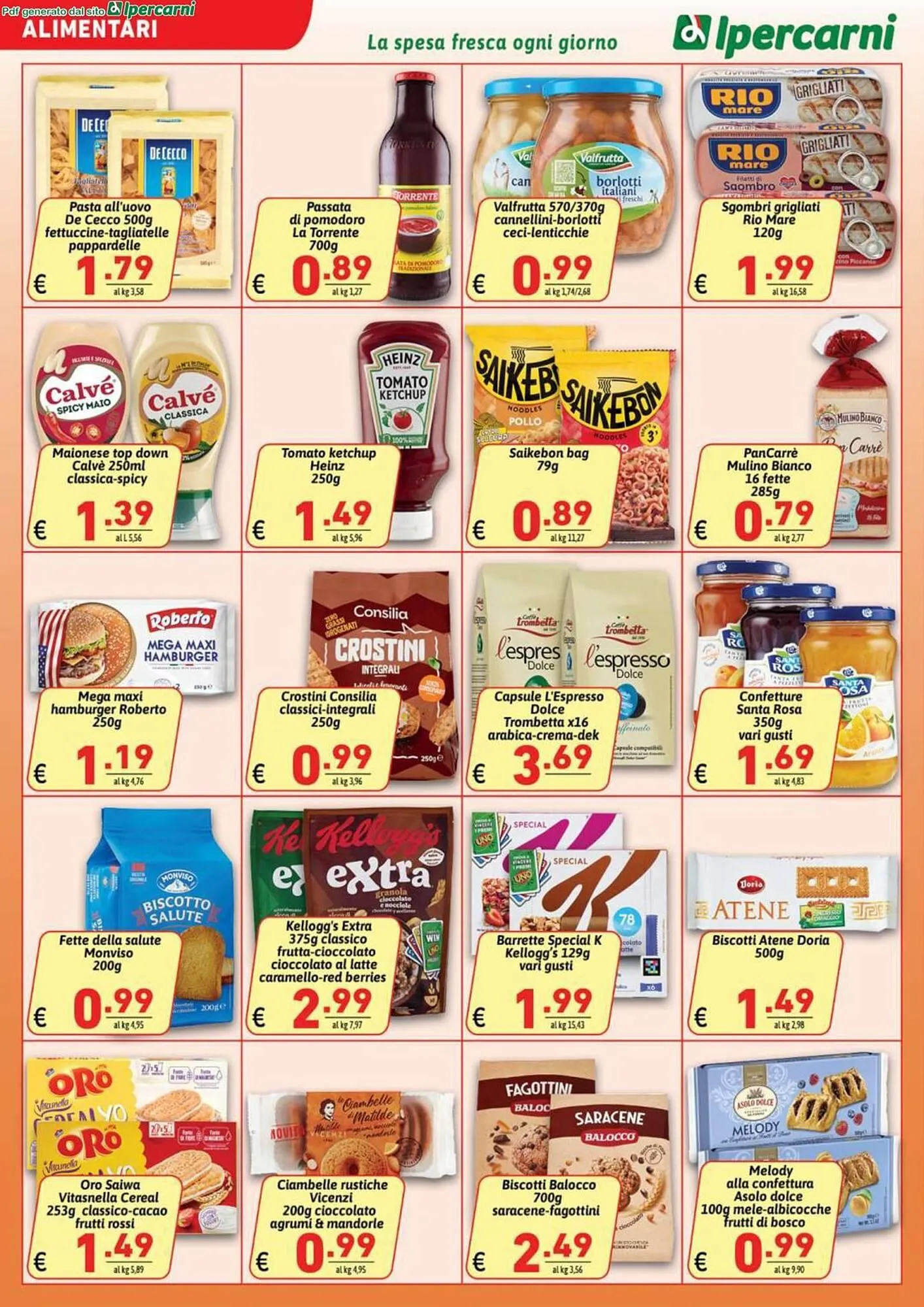 Volantino Ipercarni da 8 ottobre a 16 ottobre di 2025 - Pagina del volantino 12