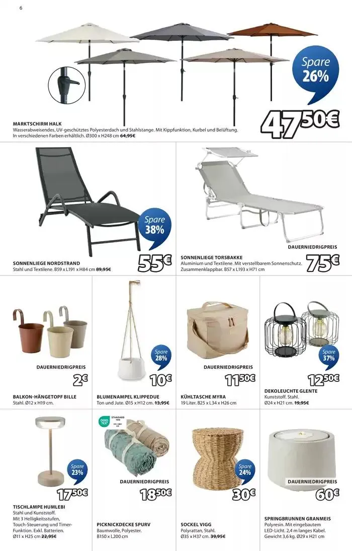 Ein großartiges Angebot für deinen Garten da 1 maggio a 31 maggio di 2025 - Pagina del volantino 6