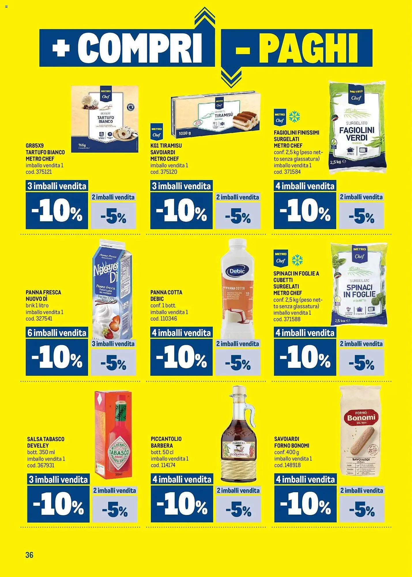 Volantino Metro da 19 marzo a 1 aprile di 2026 - Pagina del volantino 36