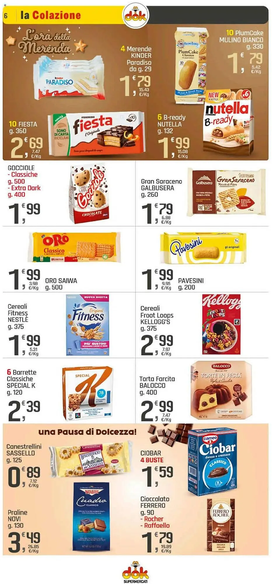 Volantino Supermercati Dok da 23 ottobre a 5 novembre di 2025 - Pagina del volantino 6