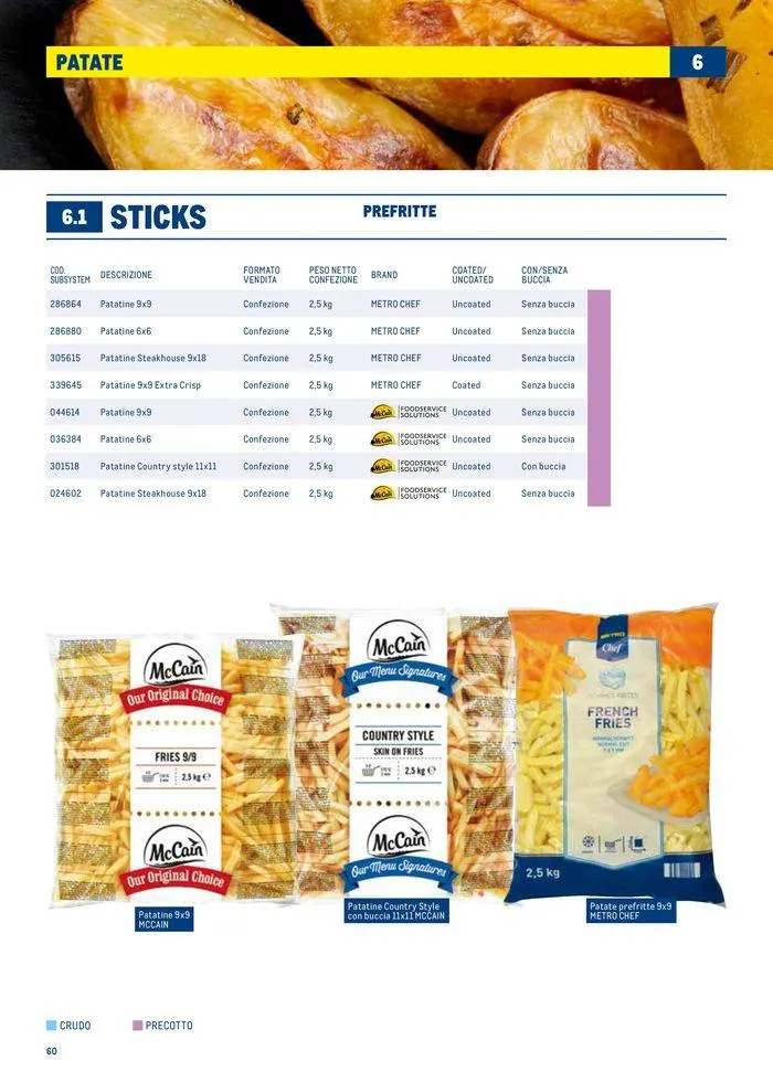 Catalogo Surgelati 2024 da 21 maggio a 31 maggio di 2025 - Pagina del volantino 60