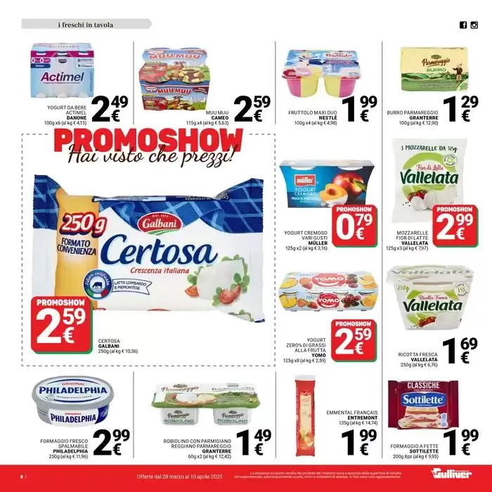Promo show da 28 marzo a 10 aprile di 2025 - Pagina del volantino 8