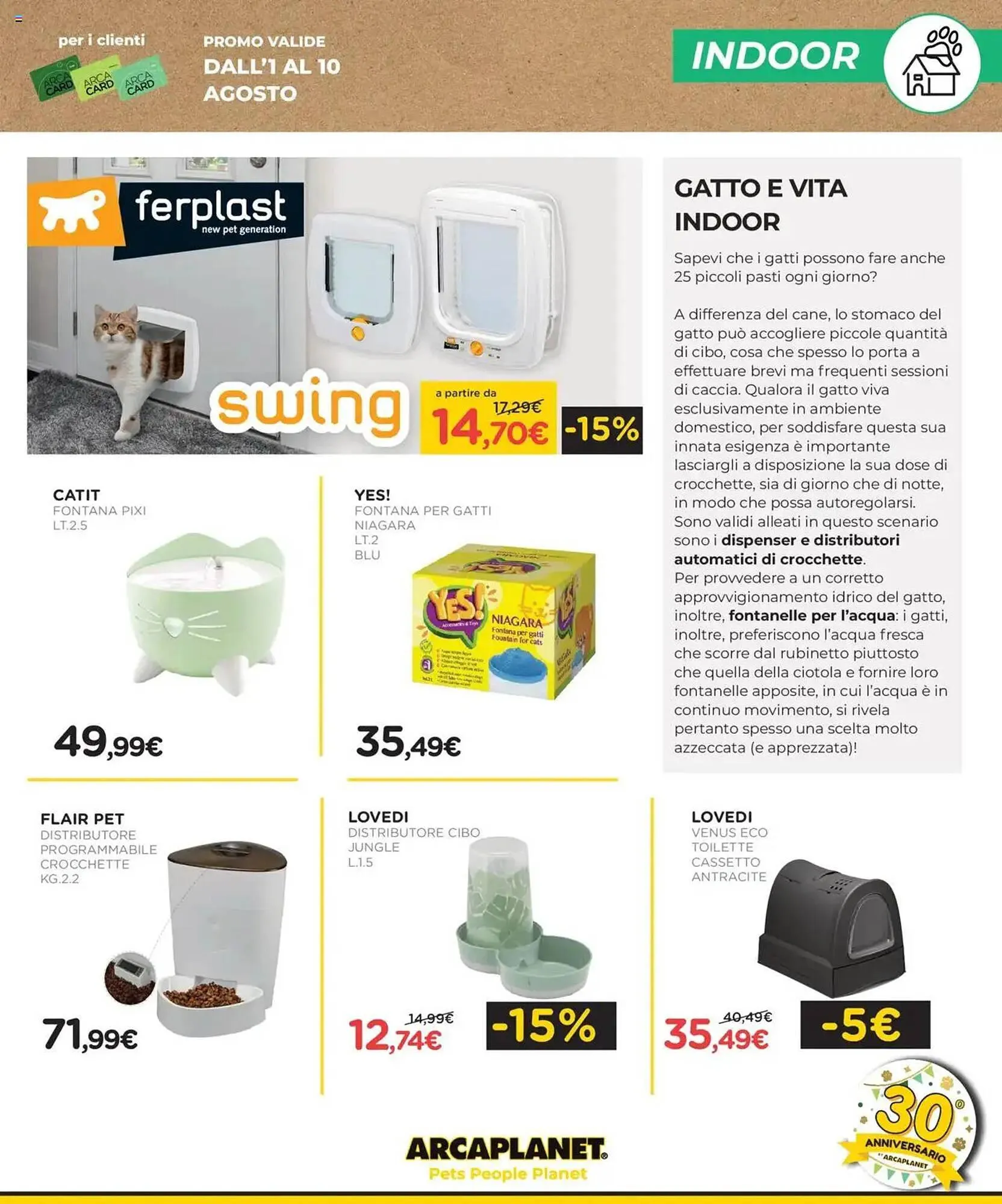 Volantino Arcaplanet da 1 agosto a 10 agosto di 2025 - Pagina del volantino 29