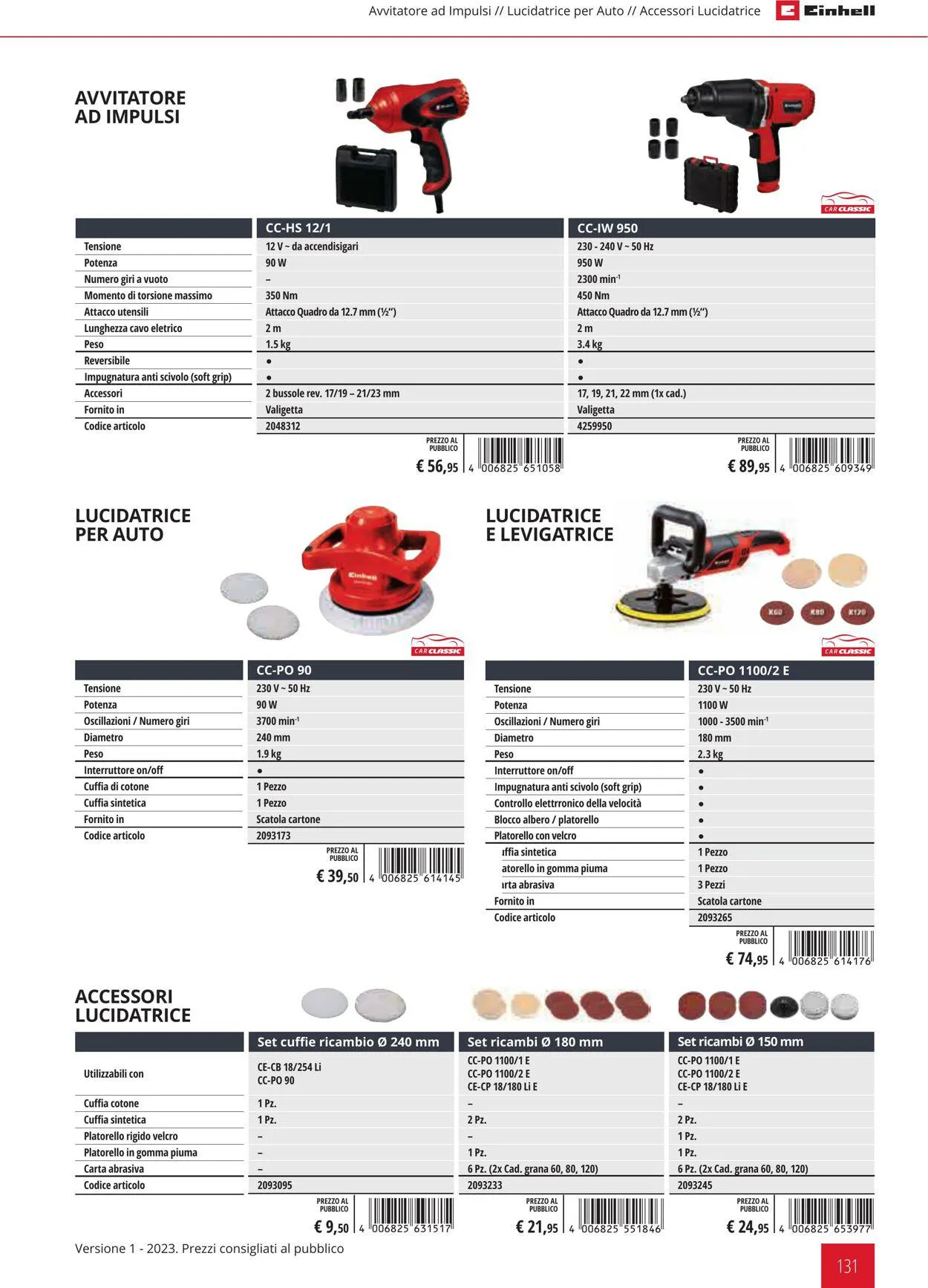 Einhell da 1 febbraio a 31 dicembre di 2023 - Pagina del volantino 131