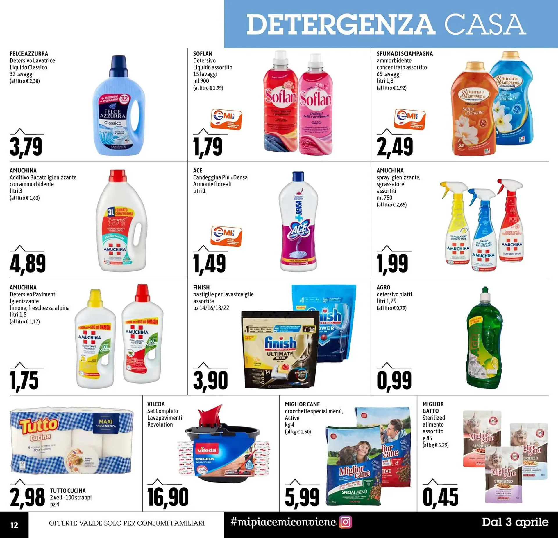 Volantino Emi Supermercati da 3 aprile a 10 aprile di 2024 - Pagina del volantino 12