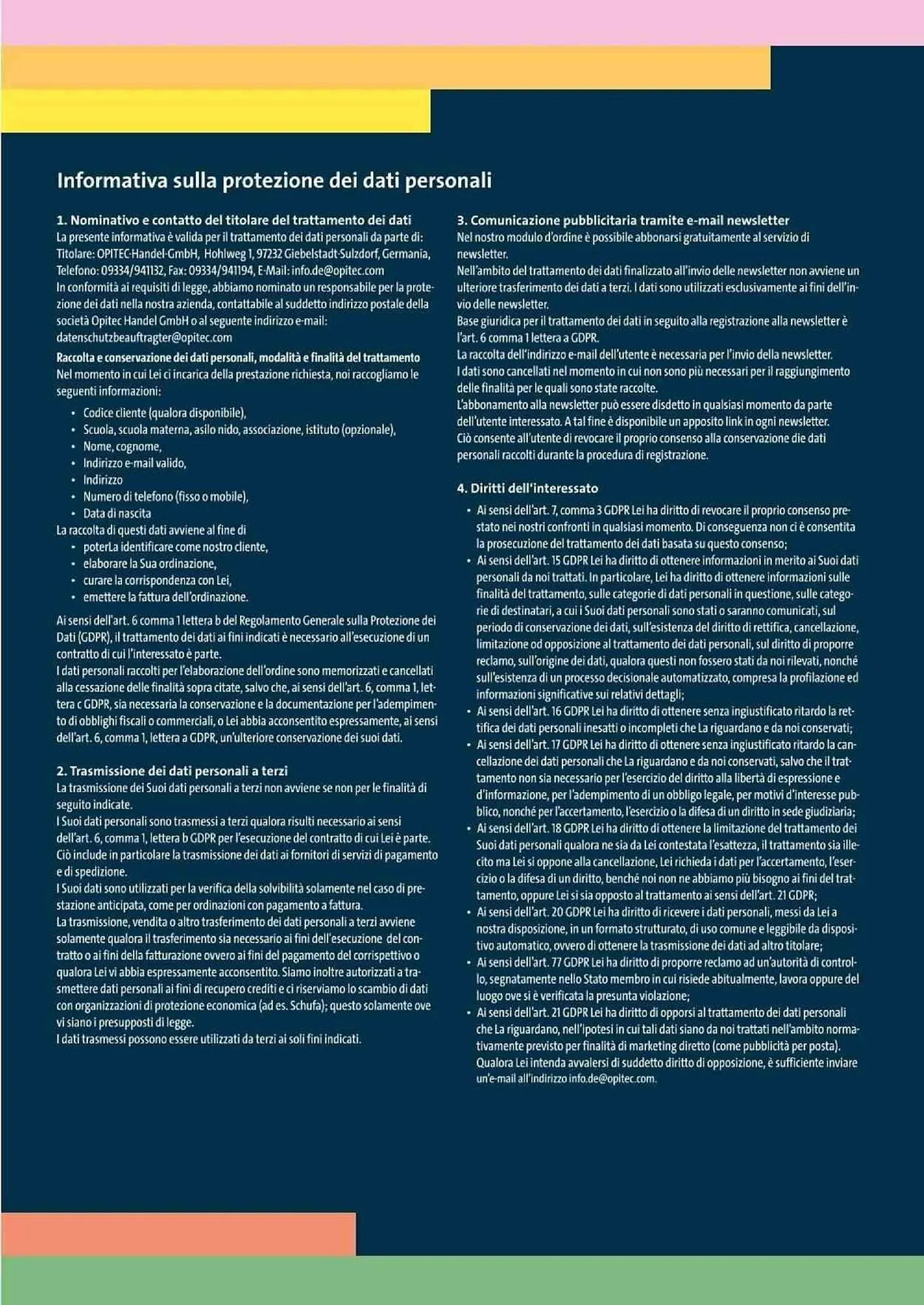 Volantino Opitec da 6 gennaio a 31 agosto di 2024 - Pagina del volantino 739