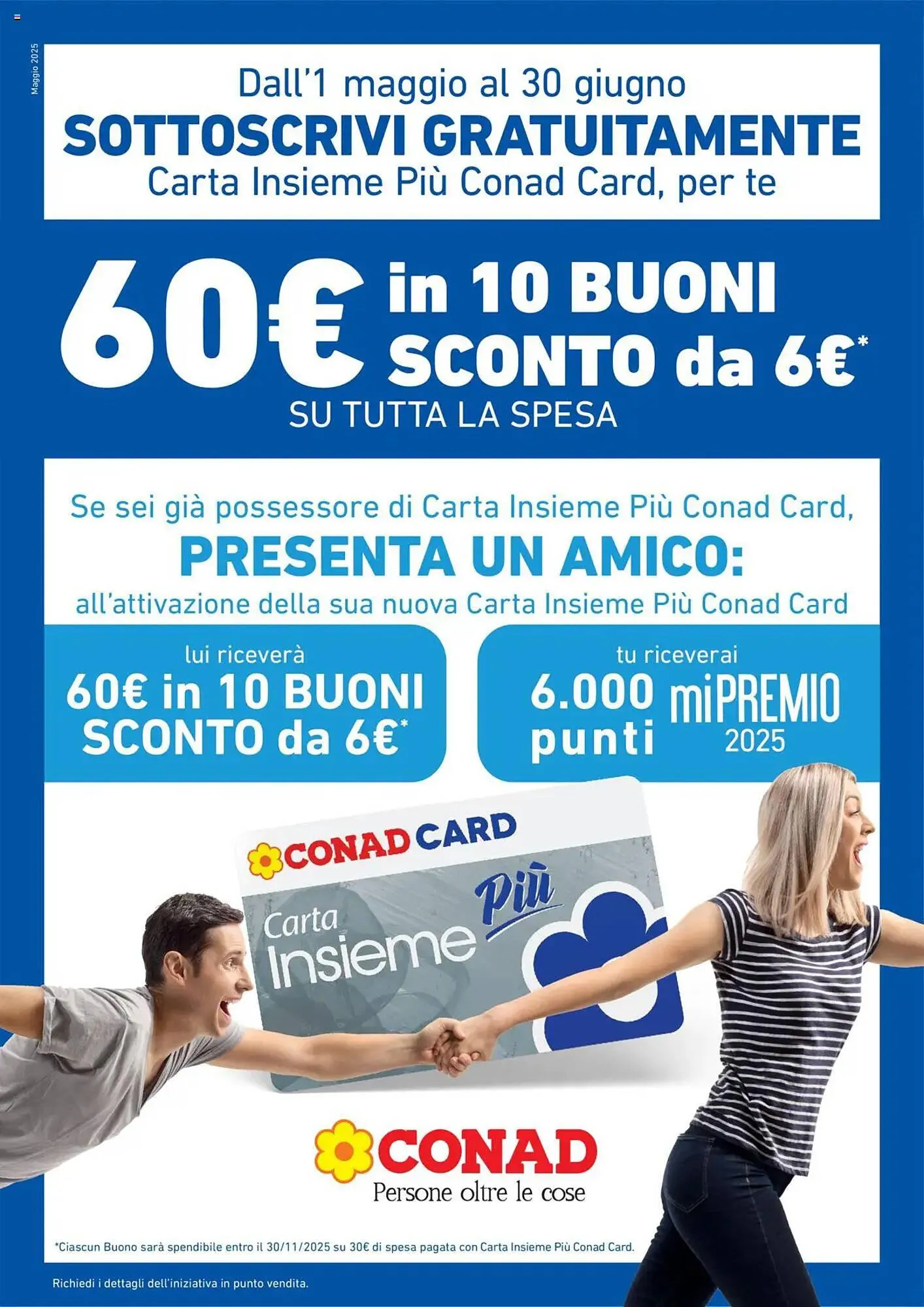 Volantino Conad da 1 maggio a 30 giugno di 2025 - Pagina del volantino 1