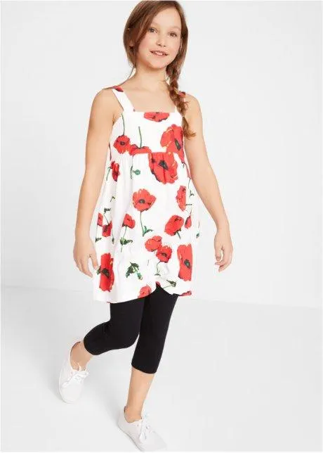 Abito e leggings a pinocchietto (set 2 pezzi)