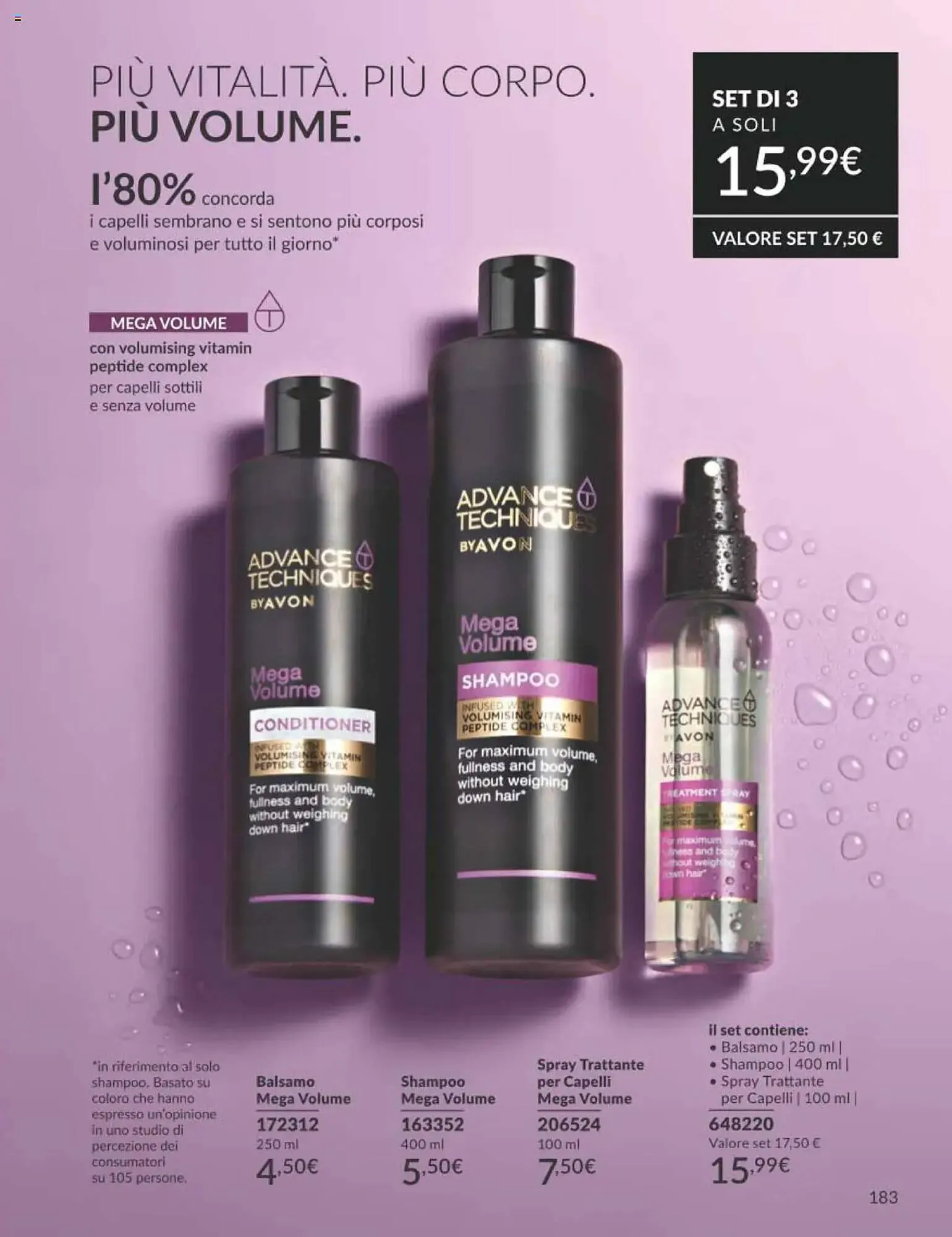 Catalogo Avon da 1 ottobre a 31 ottobre di 2025 - Pagina del volantino 183