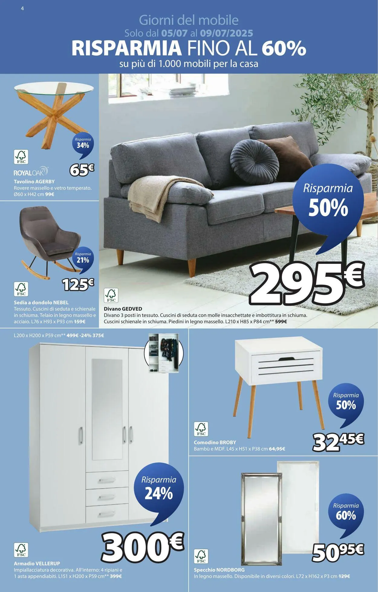 Jysk Volantino attuale da 29 luglio a 12 agosto di 2025 - Pagina del volantino 5
