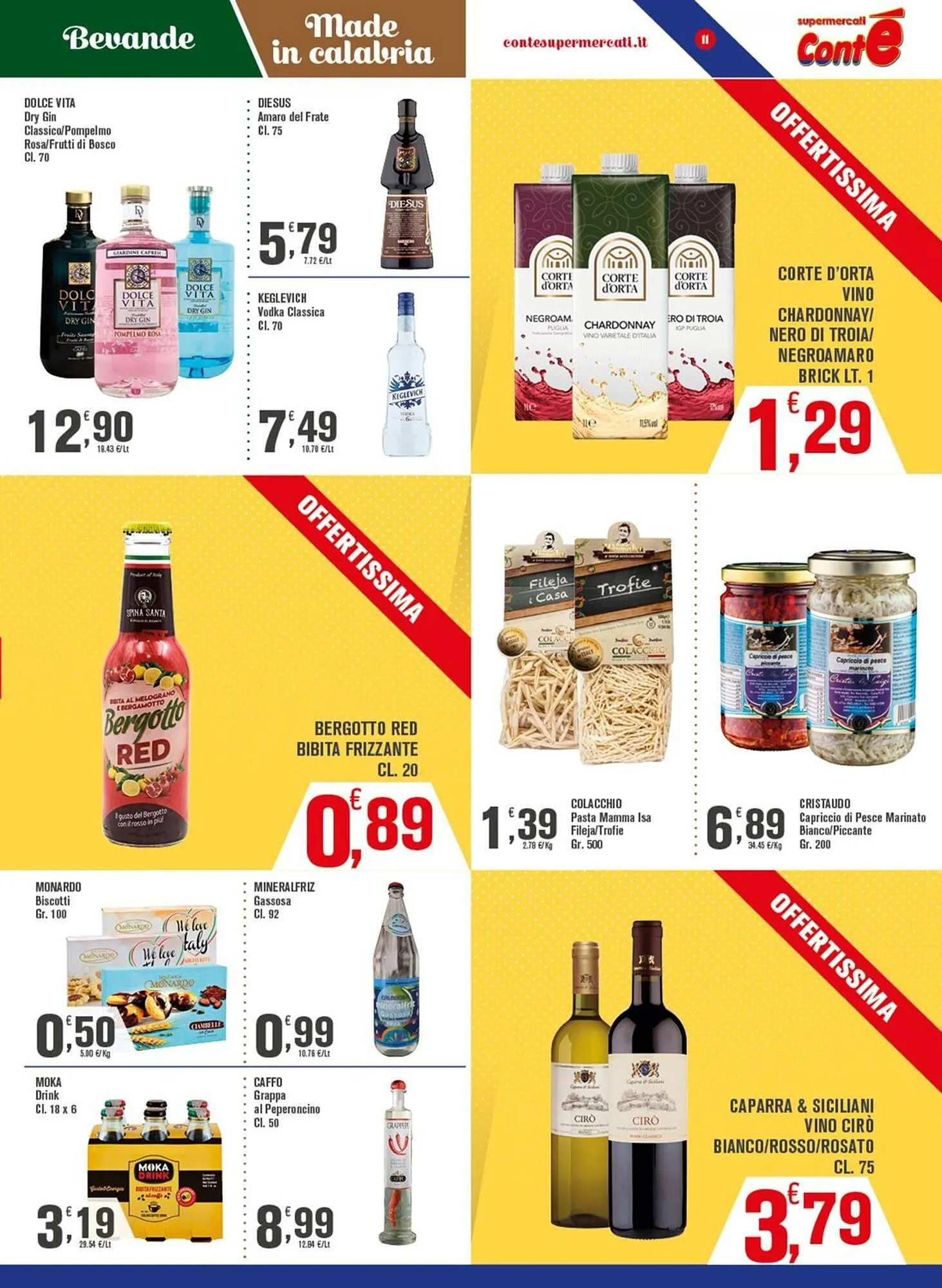 Volantino Conté Supermercati da 23 ottobre a 2 novembre di 2025 - Pagina del volantino 11