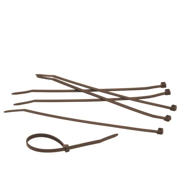 Set di fascette a collare marrone 50 pezzi