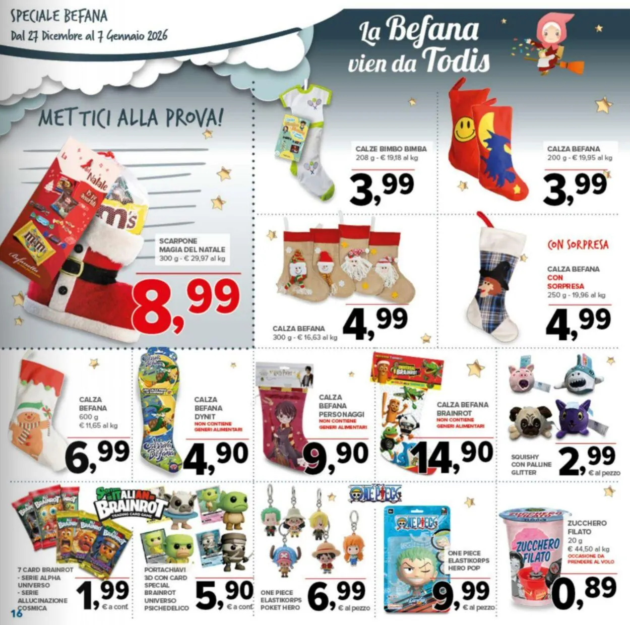 Todis Volantino attuale da 27 dicembre a 7 gennaio di 2026 - Pagina del volantino 16