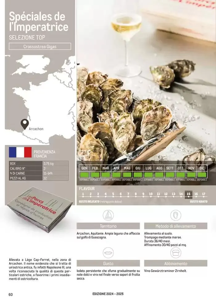 Catalogo Frutti di mare da 2 gennaio a 31 luglio di 2025 - Pagina del volantino 60
