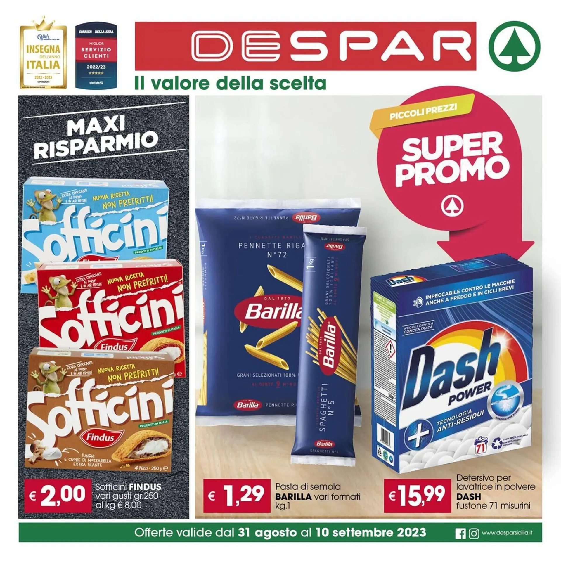 Volantino Eurospar da 31 agosto a 10 settembre di 2023 - Pagina del volantino 16