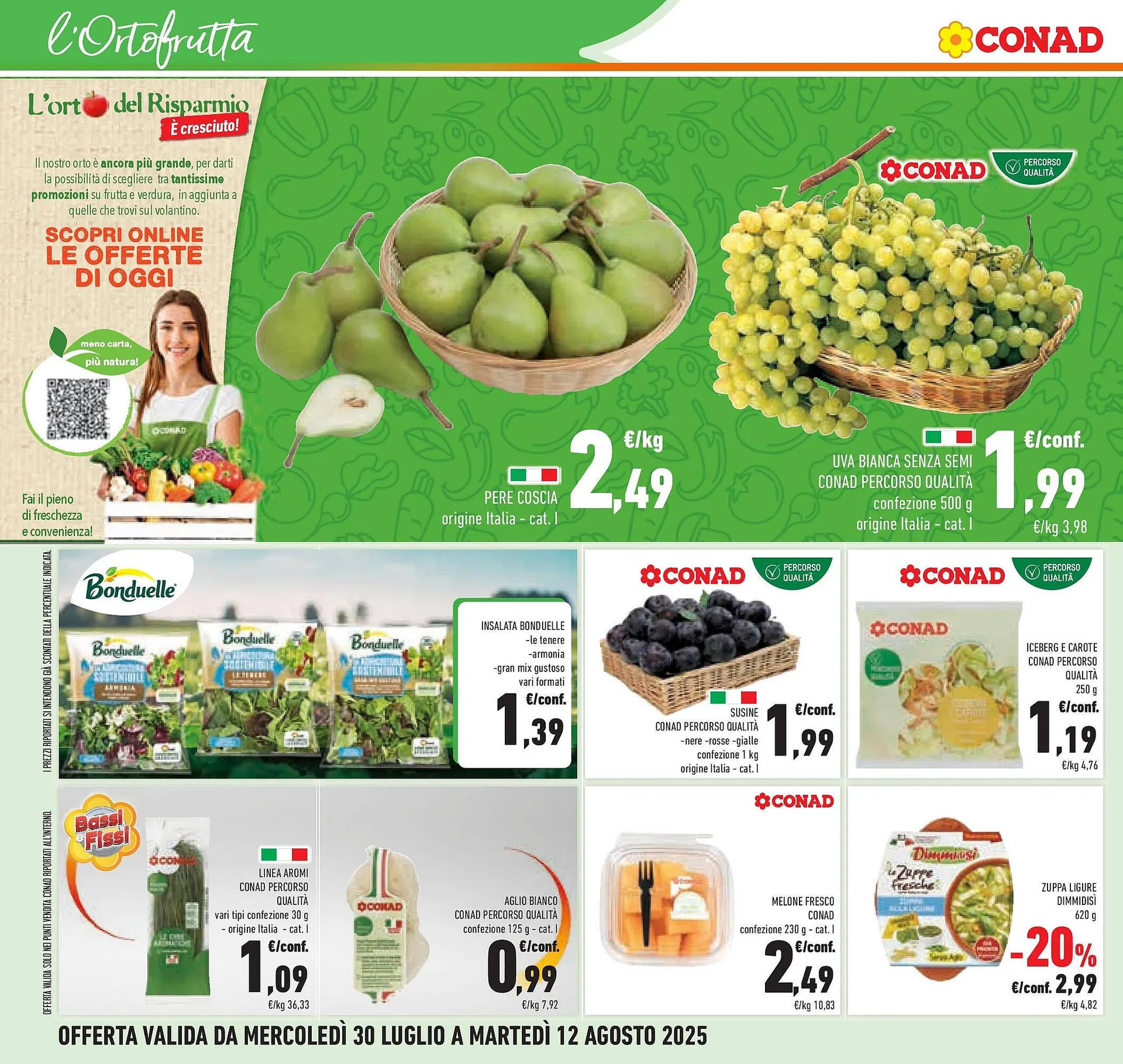 Volantino Conad da 29 luglio a 12 agosto di 2025 - Pagina del volantino 22