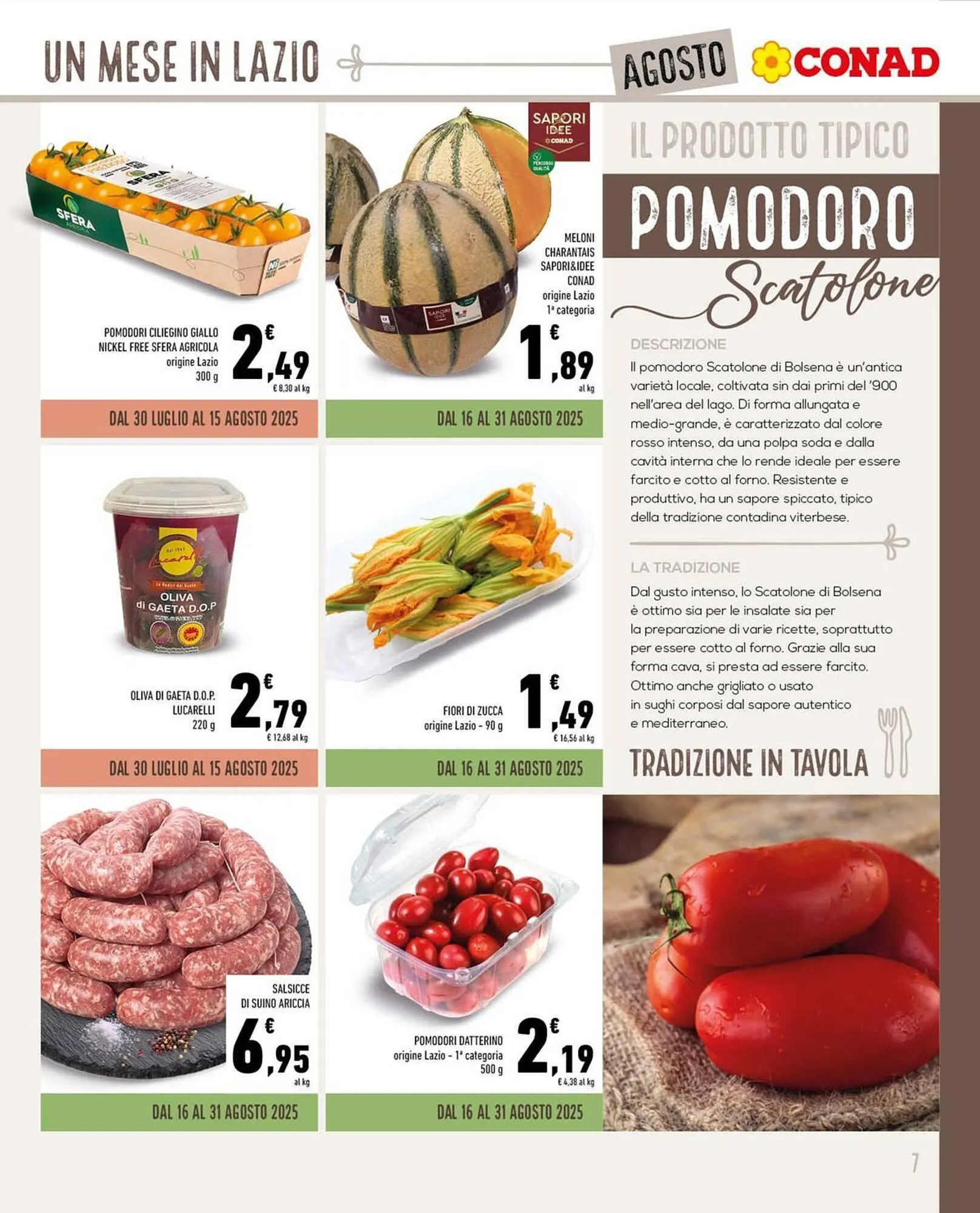 Volantino Conad da 30 luglio a 31 agosto di 2025 - Pagina del volantino 7