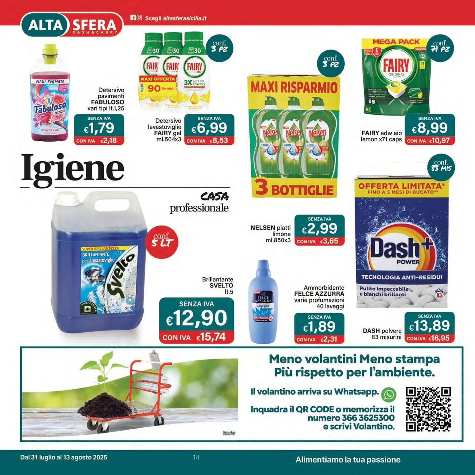 Volantino Altasfera da 31 luglio a 13 agosto di 2025 - Pagina del volantino 14