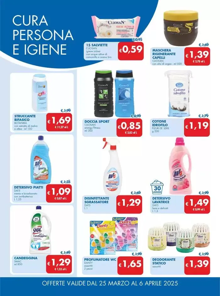 Tutto a... €1,00 €2,00 €3,00 da 25 marzo a 6 aprile di 2025 - Pagina del volantino 21