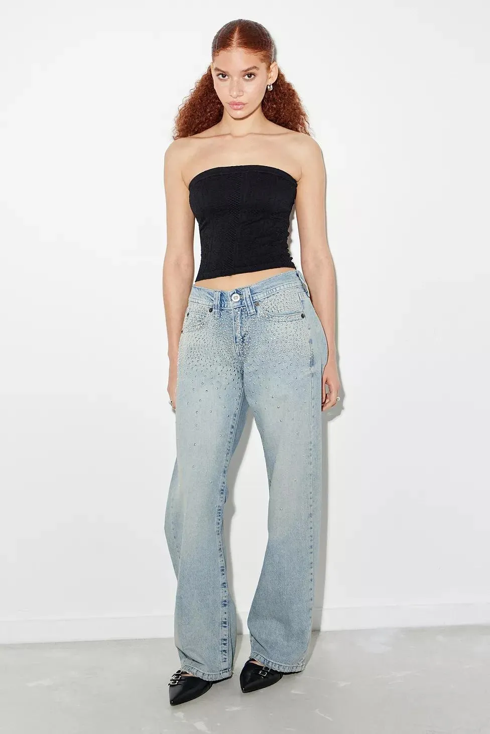 Top Corto Bandeau Texture Tapestry Out From Under