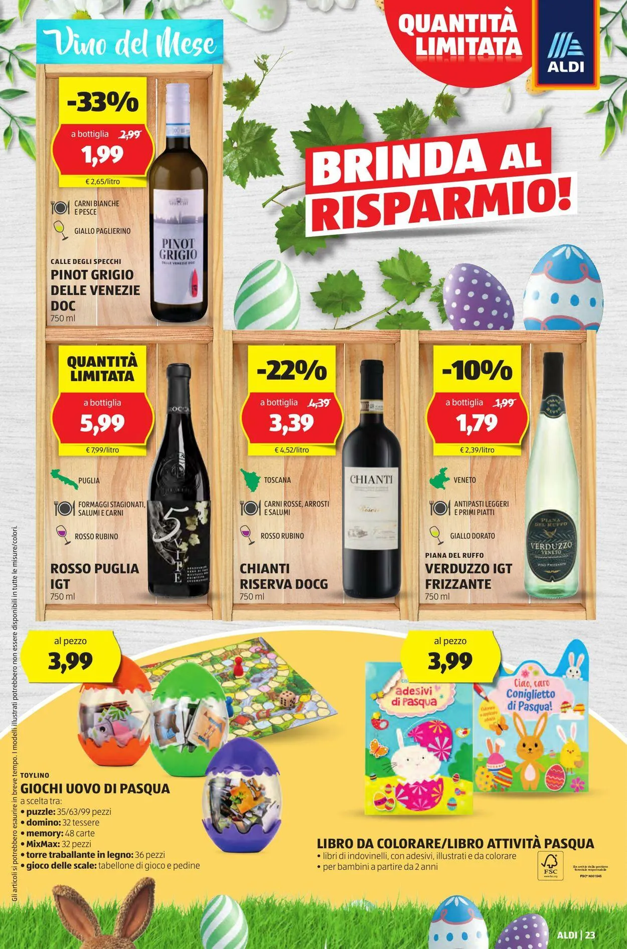Aldi Volantino attuale da 17 marzo a 23 marzo di 2025 - Pagina del volantino 23