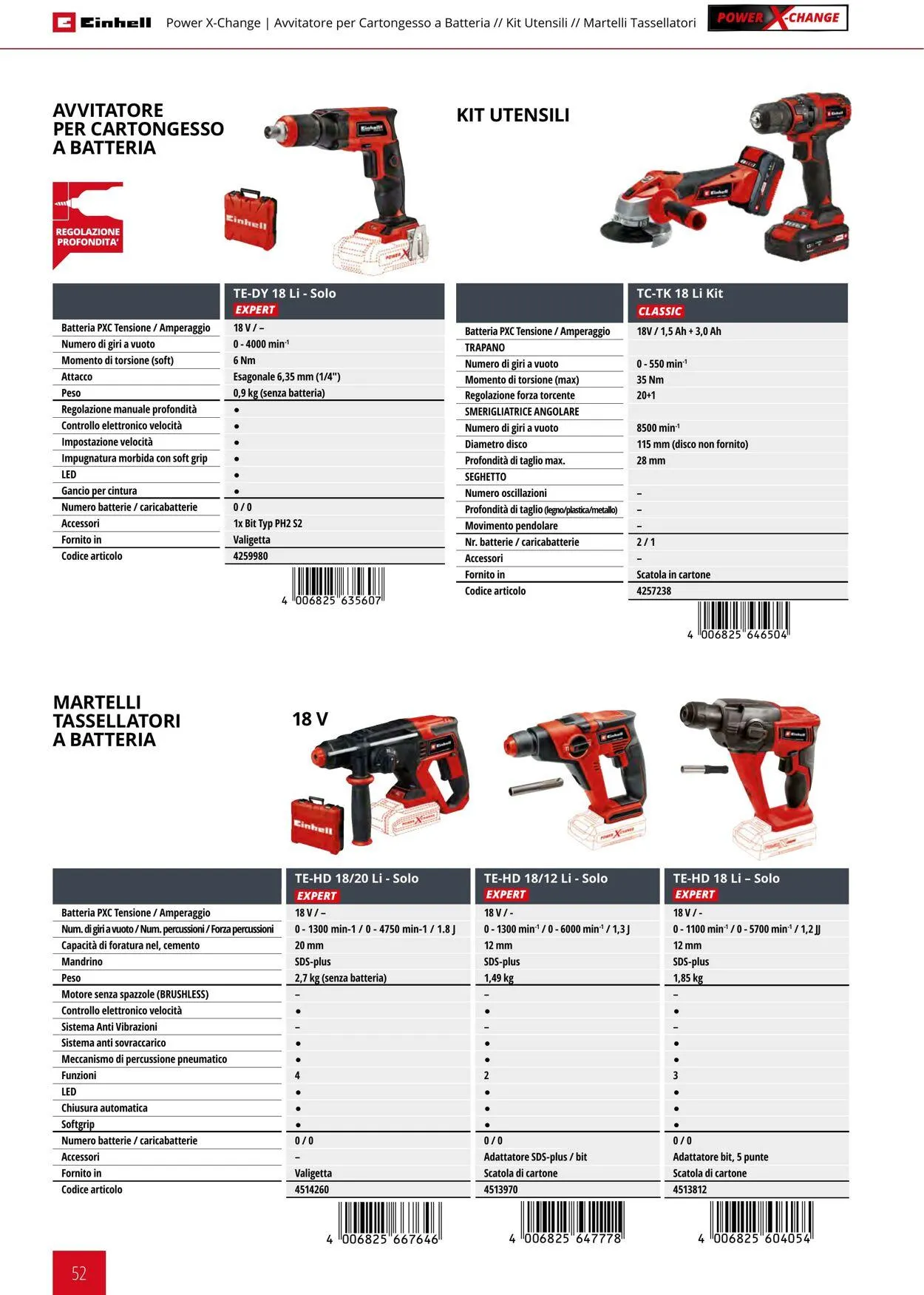 Einhell da 17 giugno a 17 dicembre di 2025 - Pagina del volantino 52