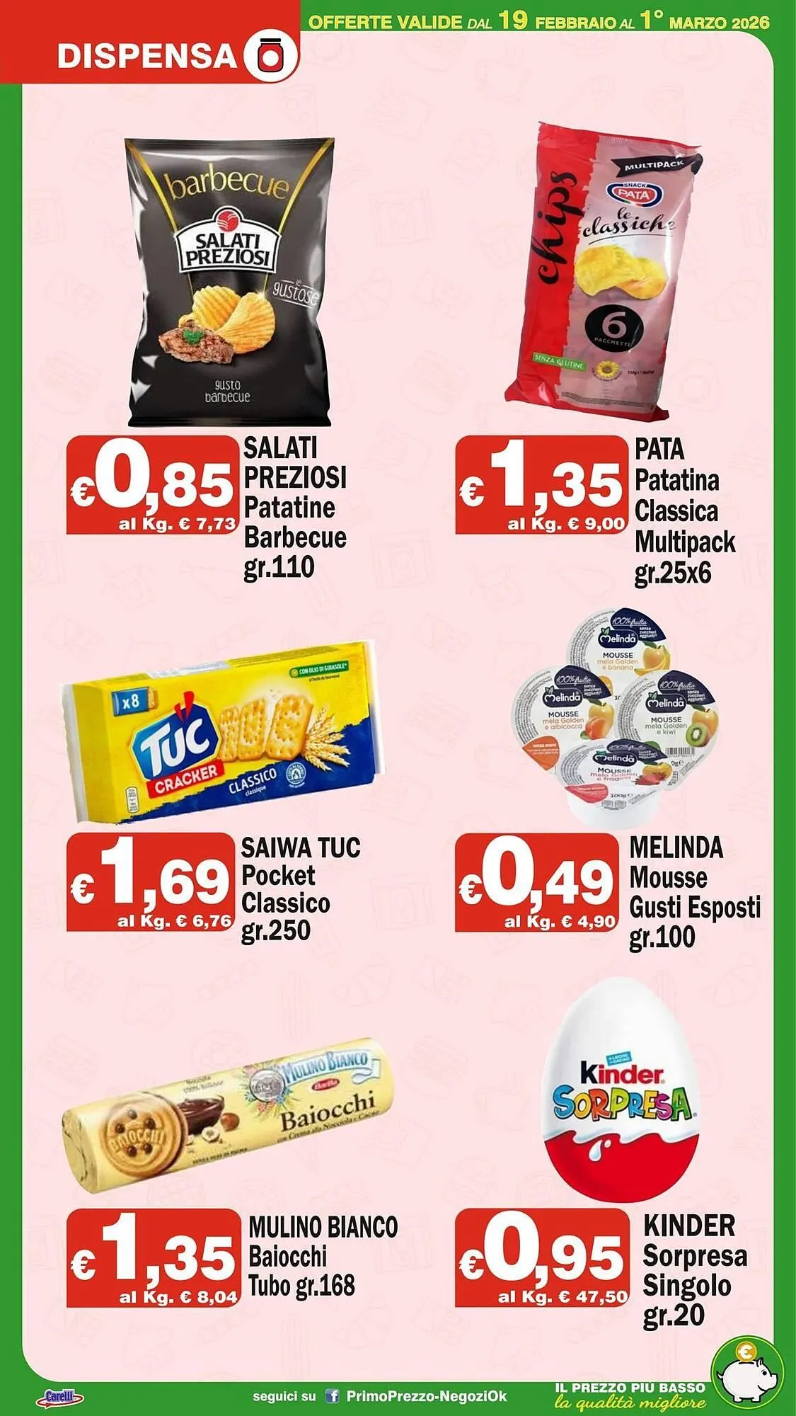 Volantino Primo Prezzo da 19 febbraio a 1 marzo di 2026 - Pagina del volantino 15