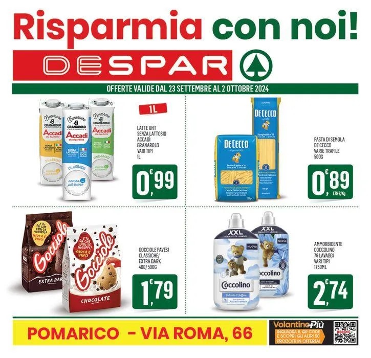 Risparmia con noi! da 23 settembre a 2 ottobre di 2024 - Pagina del volantino 1