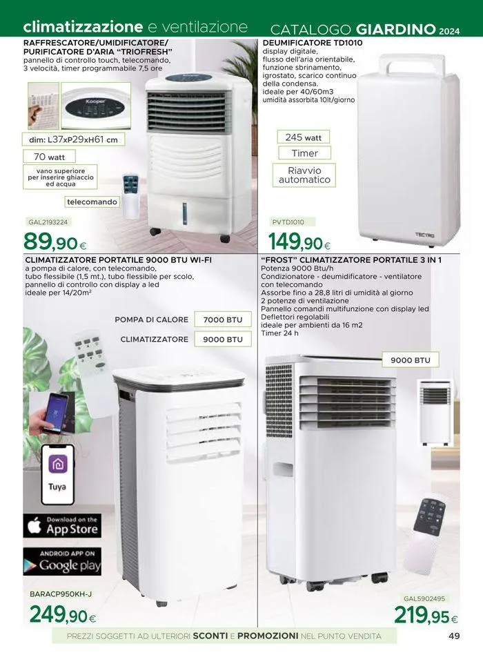 Catalogo giardino 2024 da 19 giugno a 31 agosto di 2024 - Pagina del volantino 49