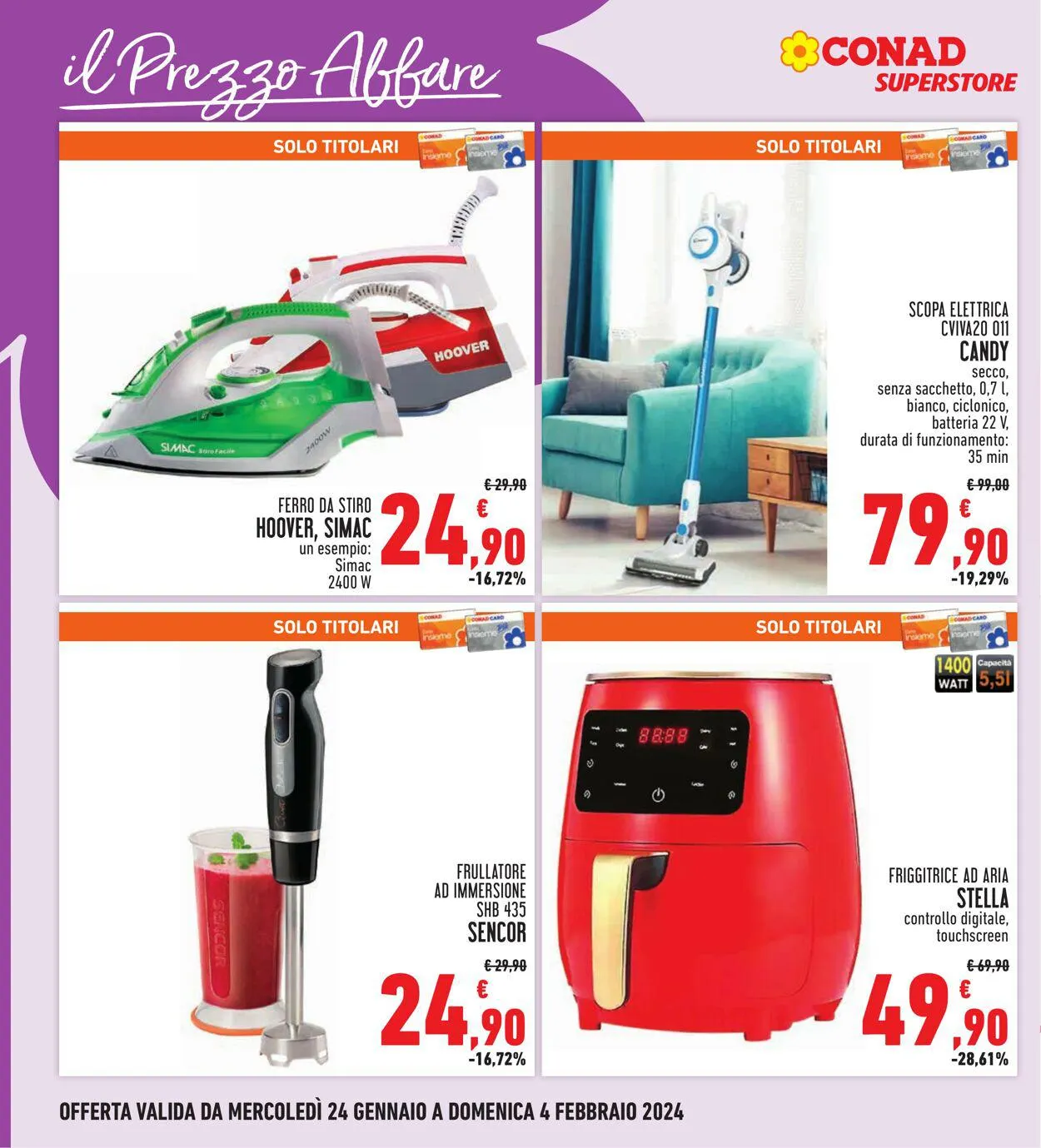 Conad - Superstore - Roma Volantino attuale da 24 gennaio a 4 febbraio di 2024 - Pagina del volantino 30