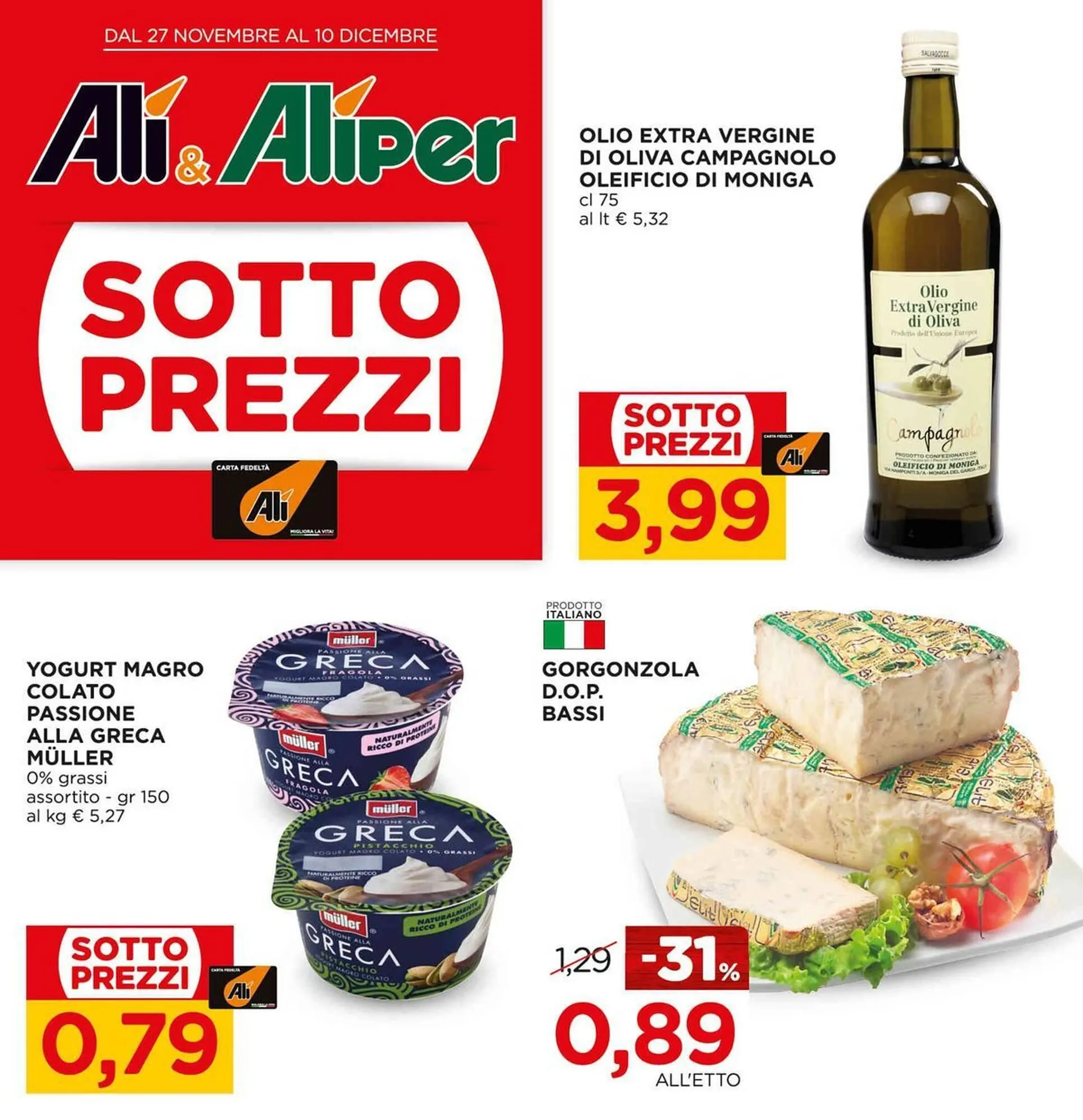 Volantino Alì Supermercati da 27 novembre a 10 dicembre di 2025 - Pagina del volantino 1