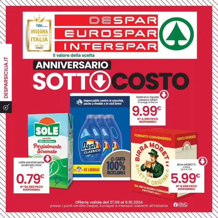 Sottocoso da 27 settembre a 6 ottobre di 2024 - Pagina del volantino 1