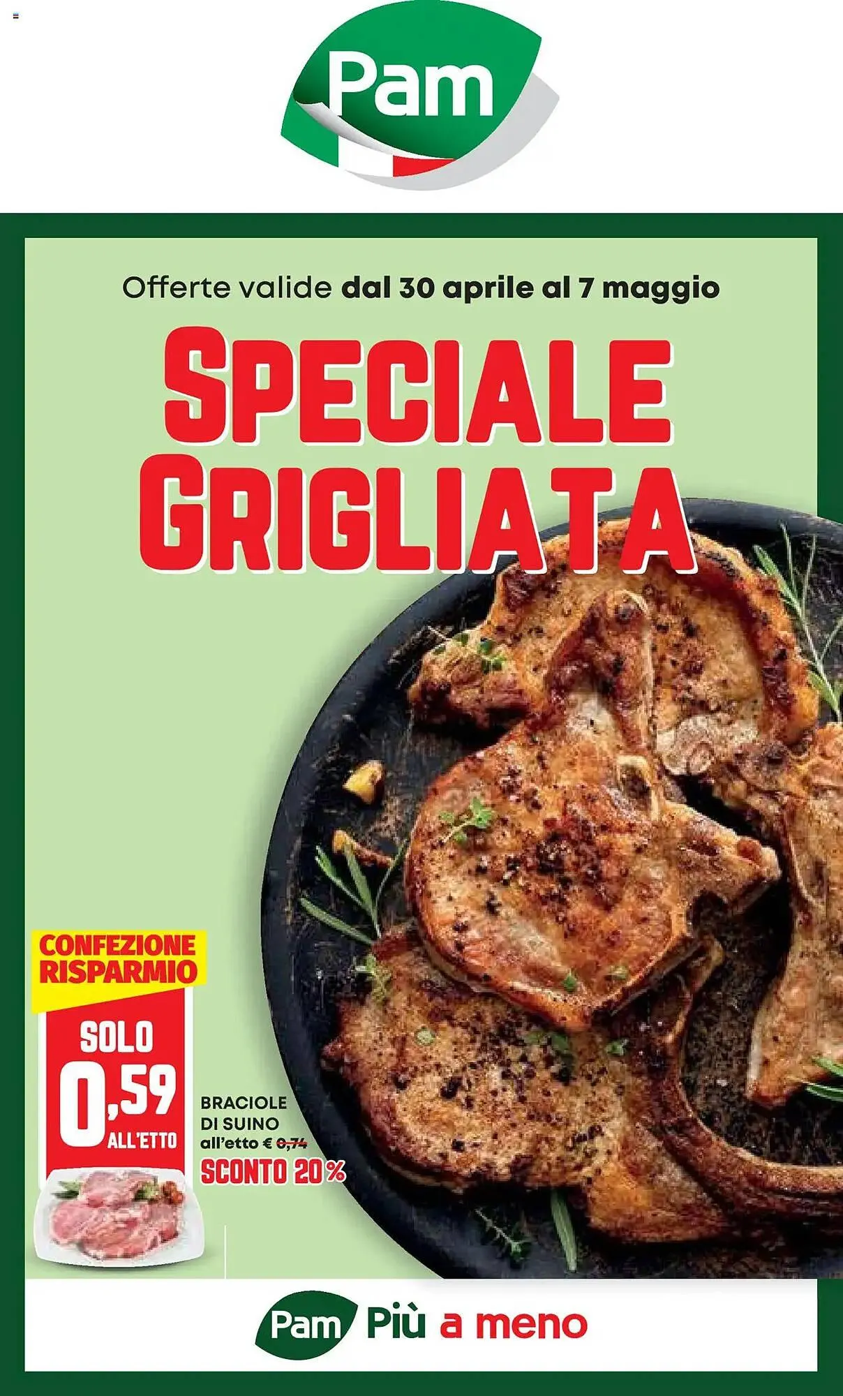 Volantino Pam da 30 aprile a 7 maggio di 2025 - Pagina del volantino 1