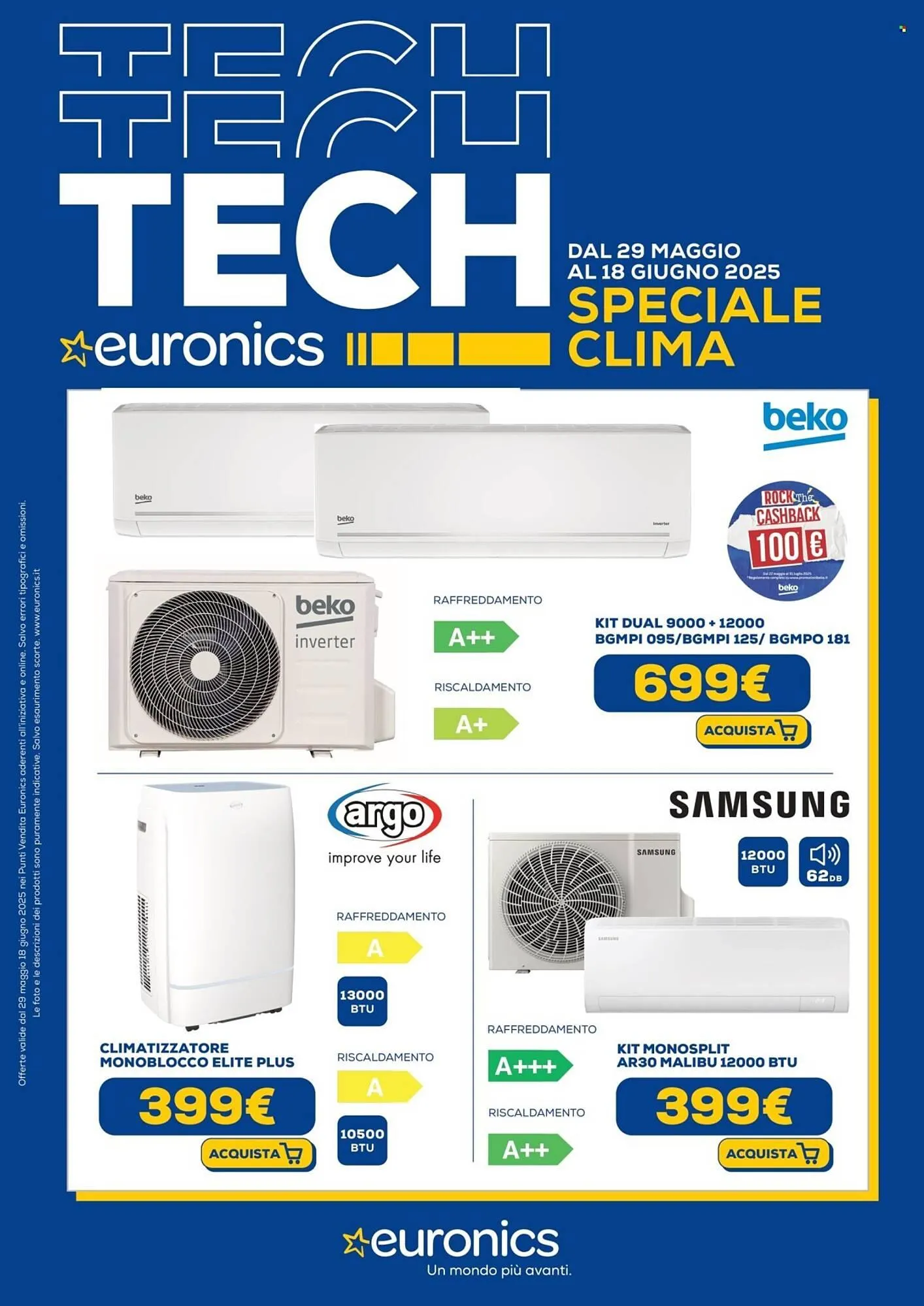 Volantino Euronics da 29 maggio a 18 giugno di 2025 - Pagina del volantino 1