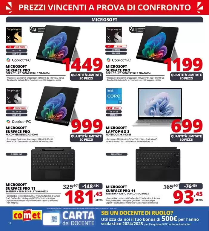 No IVA sul meglio della tecnologia! da 8 maggio a 21 maggio di 2025 - Pagina del volantino 16