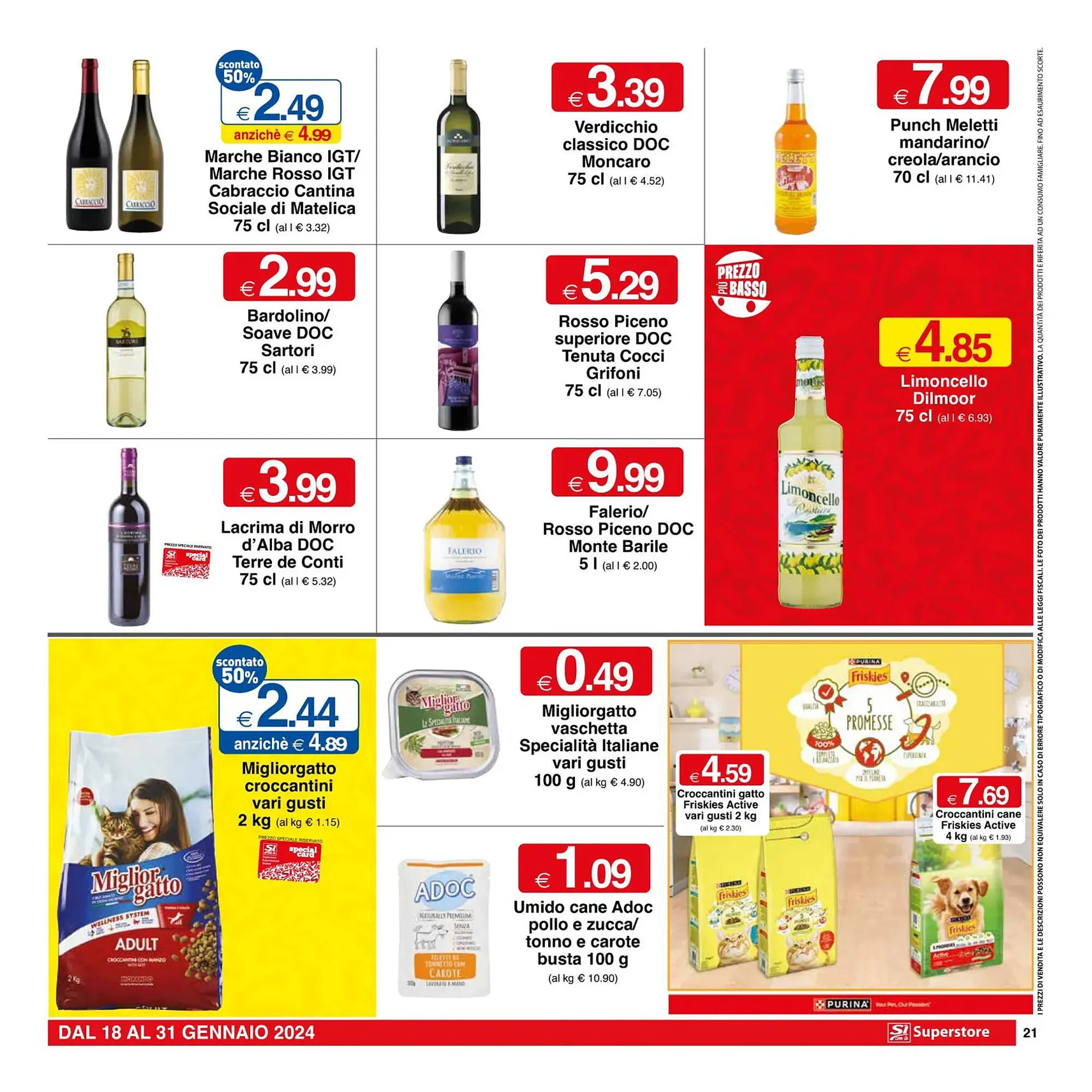 Volantino Sì con te Superstore da 18 gennaio a 31 gennaio di 2024 - Pagina del volantino 21