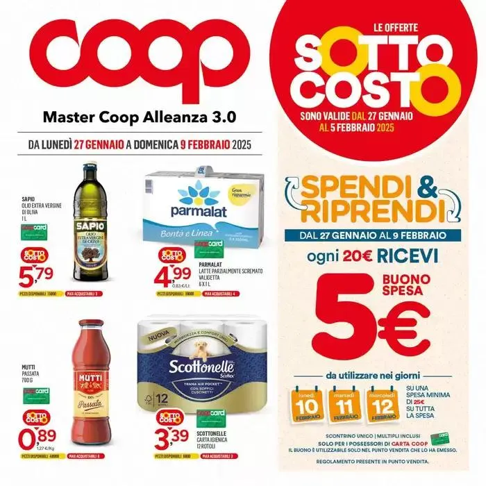 Sotto costo da 27 gennaio a 9 febbraio di 2025 - Pagina del volantino 1