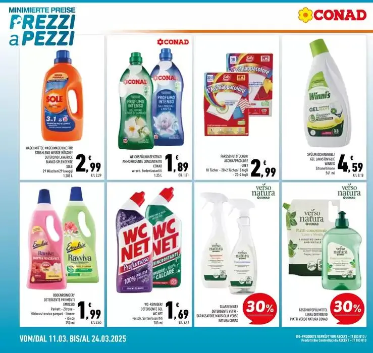 Prezzi a pezzi da 11 marzo a 24 marzo di 2025 - Pagina del volantino 20