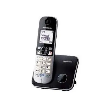 Panasonic KX-TG6811 Telefono DECT Identificatore di chiamata Nero, Bianco