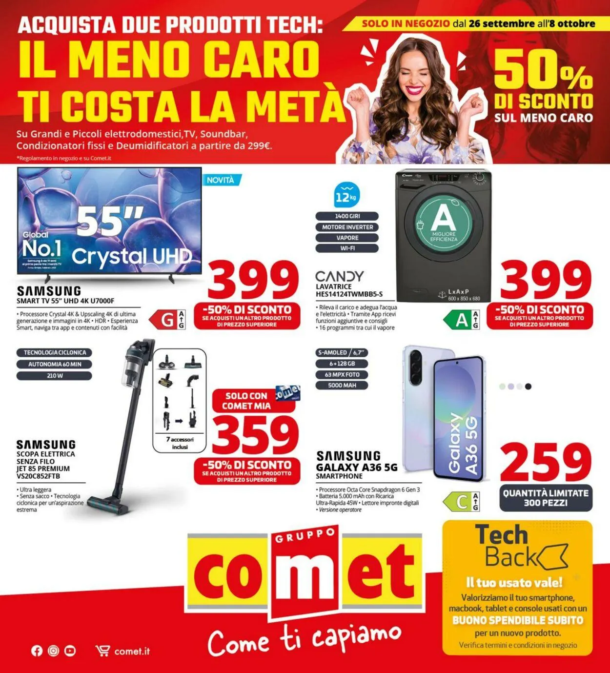 Comet Volantino attuale da 1 ottobre a 8 ottobre di 2025 - Pagina del volantino 1