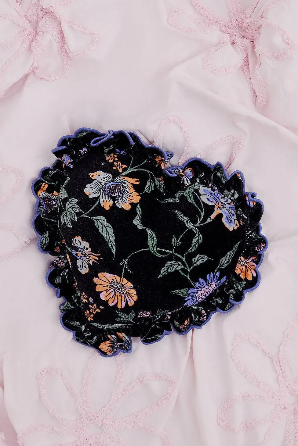 Cuscino con Volant a Cuore Ella Vine