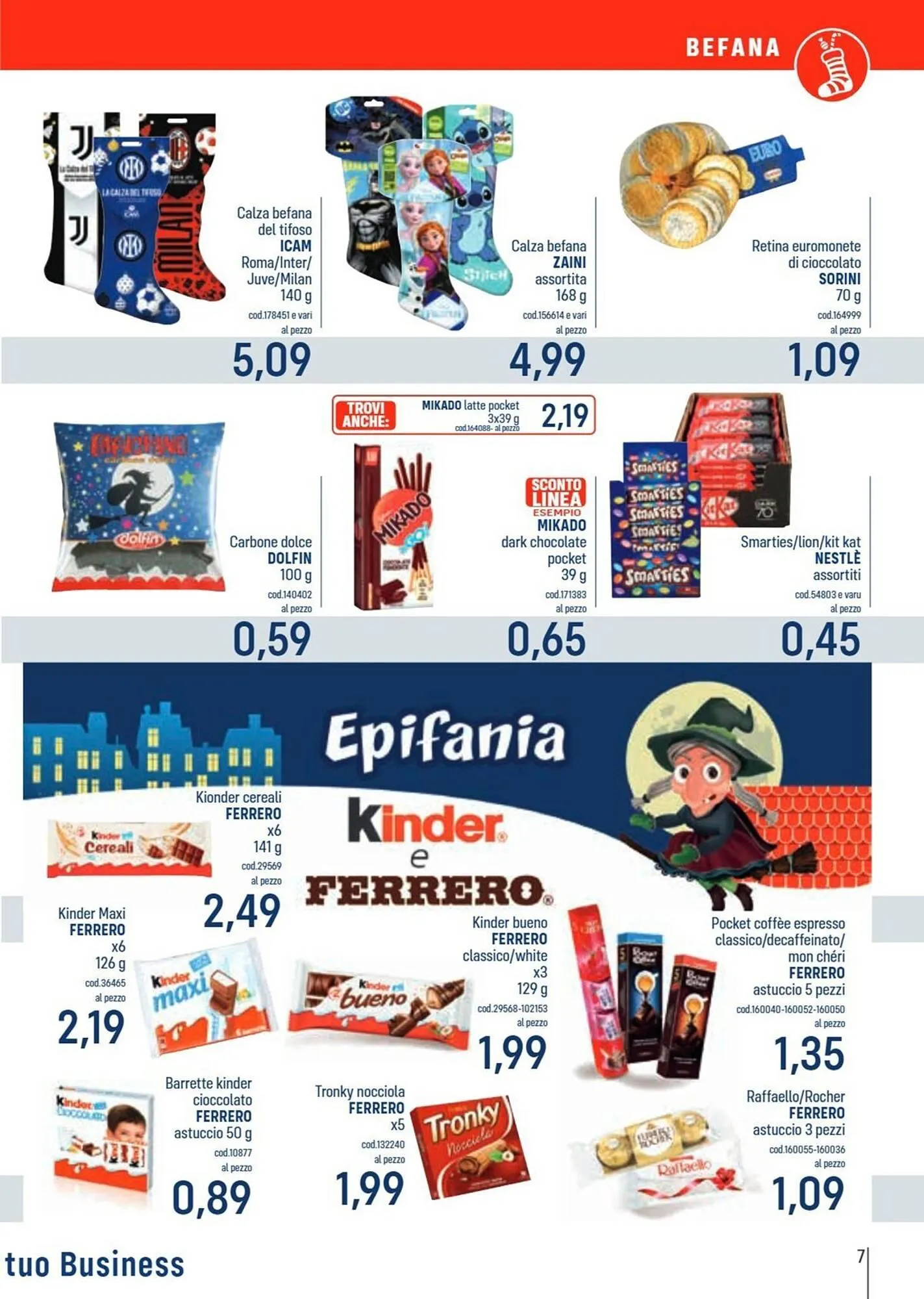 Volantino Talento Professional Store da 22 dicembre a 4 gennaio di 2026 - Pagina del volantino 7