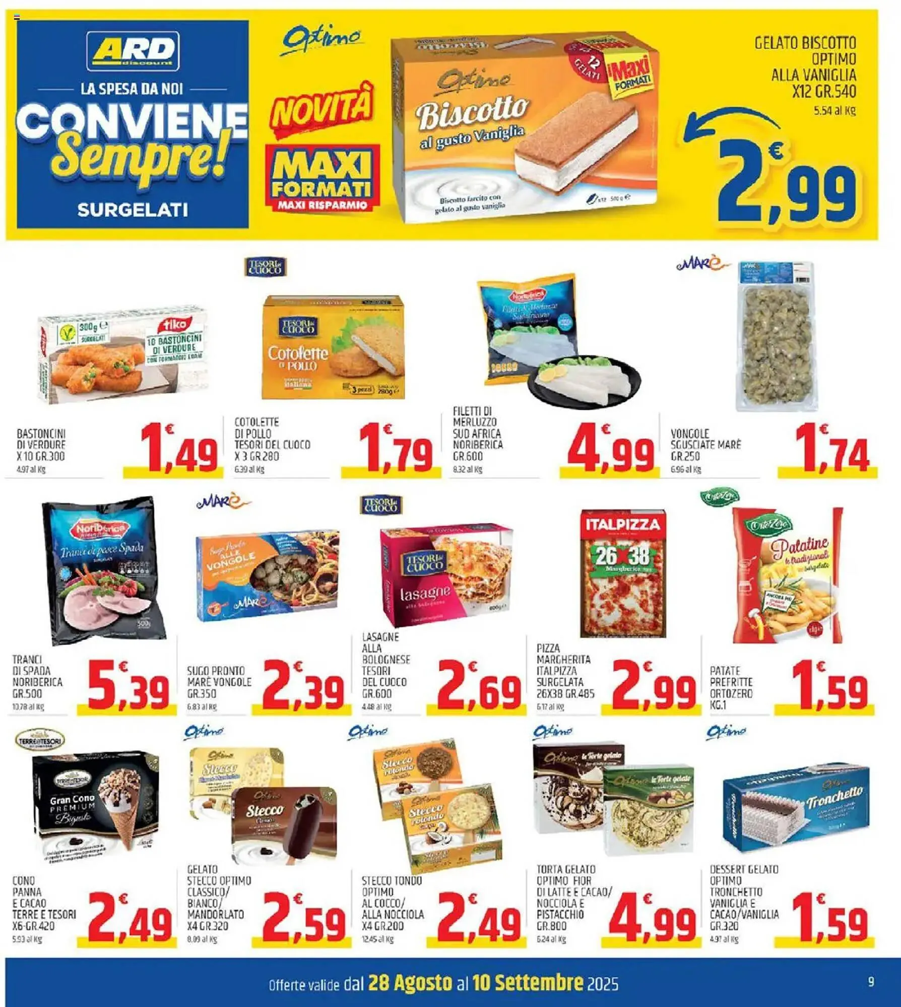 Volantino Ard Discount da 28 agosto a 10 settembre di 2025 - Pagina del volantino 9
